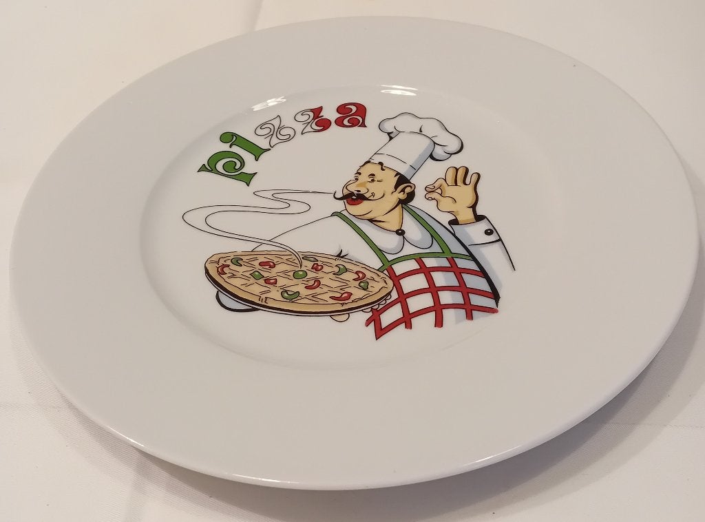Te Koop: Een pizza bord, ZGAN., Ophalen of Verzenden, Zo goed als nieuw, Bord(en), Overige stijlen