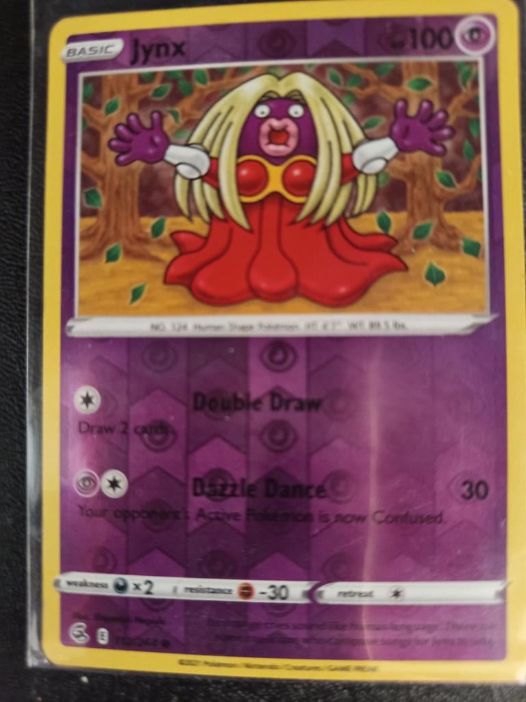 Jynx Fusion Strike Reverse Holo Pokémon kaart, Ophalen of Verzenden