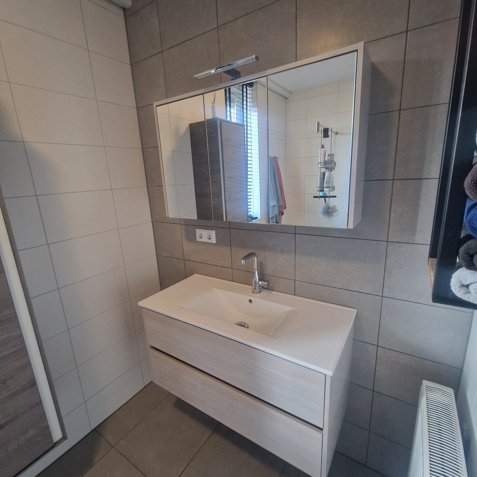 wastafelmeubel, Huis en Inrichting, Ophalen, Gebruikt, 100 tot 150 cm, Minder dan 100 cm