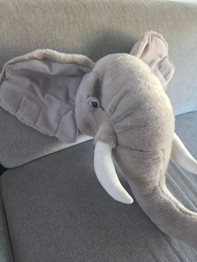 Dierenkop Olifant (Wild&Soft), Ophalen, Overige merken, Zo goed als nieuw, Wanddecoratie