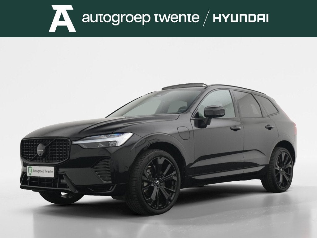 Volvo XC60 2.0 T8 AWD+ Black Edition | Pano | Harman/Kardon, Gebruikt, 4 cilinders, Leder en Stof, Zwart