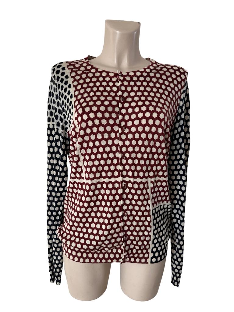 Escada vest L, Kleding | Dames, Ophalen of Verzenden, Zo goed als nieuw, Rood