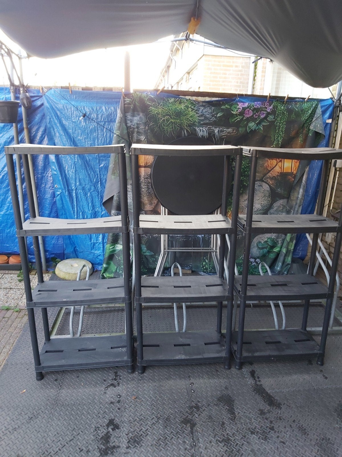 Kunststof Opbergrek - Ideaal voor Garage/Schuur, Ophalen, Gebruikt