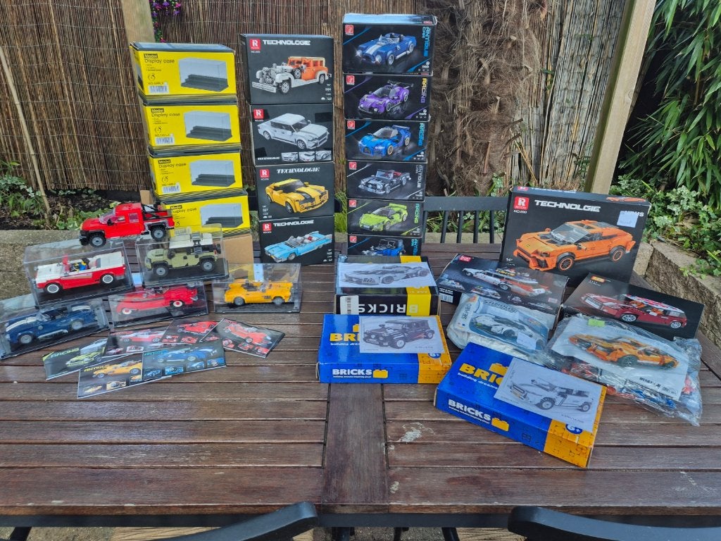 MODELAUTO'S 24 stuks + 5 LOSSE DISPLAY CASE, Ophalen of Verzenden, Nieuw, Auto