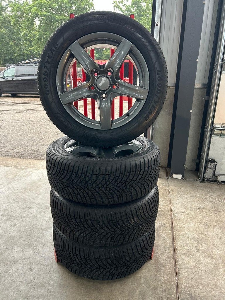 Set all season banden + velgen VW Transporter 235/55R17 103Y, Ophalen, Bestelwagen, Banden en Velgen, Nieuw