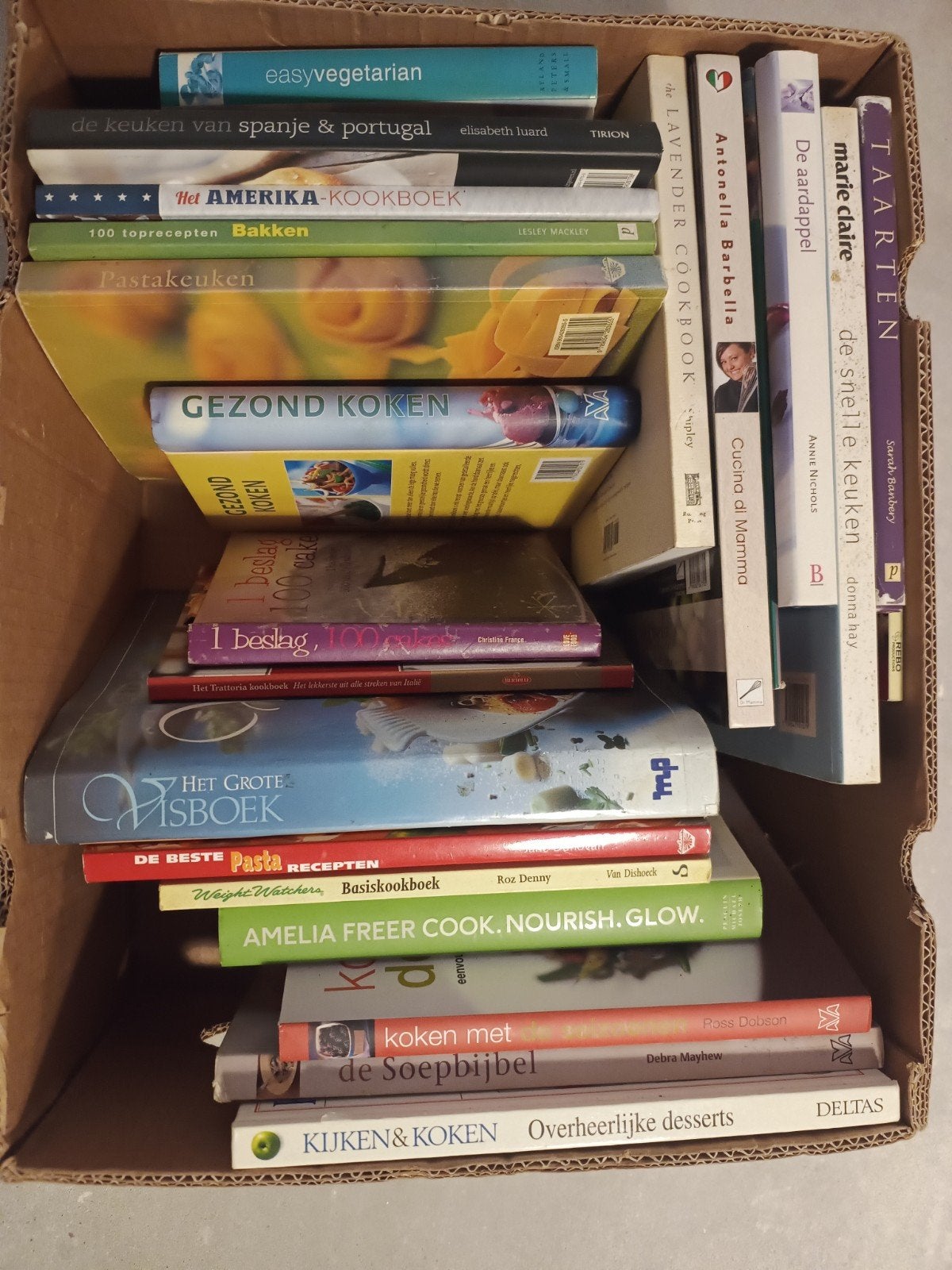 Doos kookboeken, Ophalen, Eten en Koken