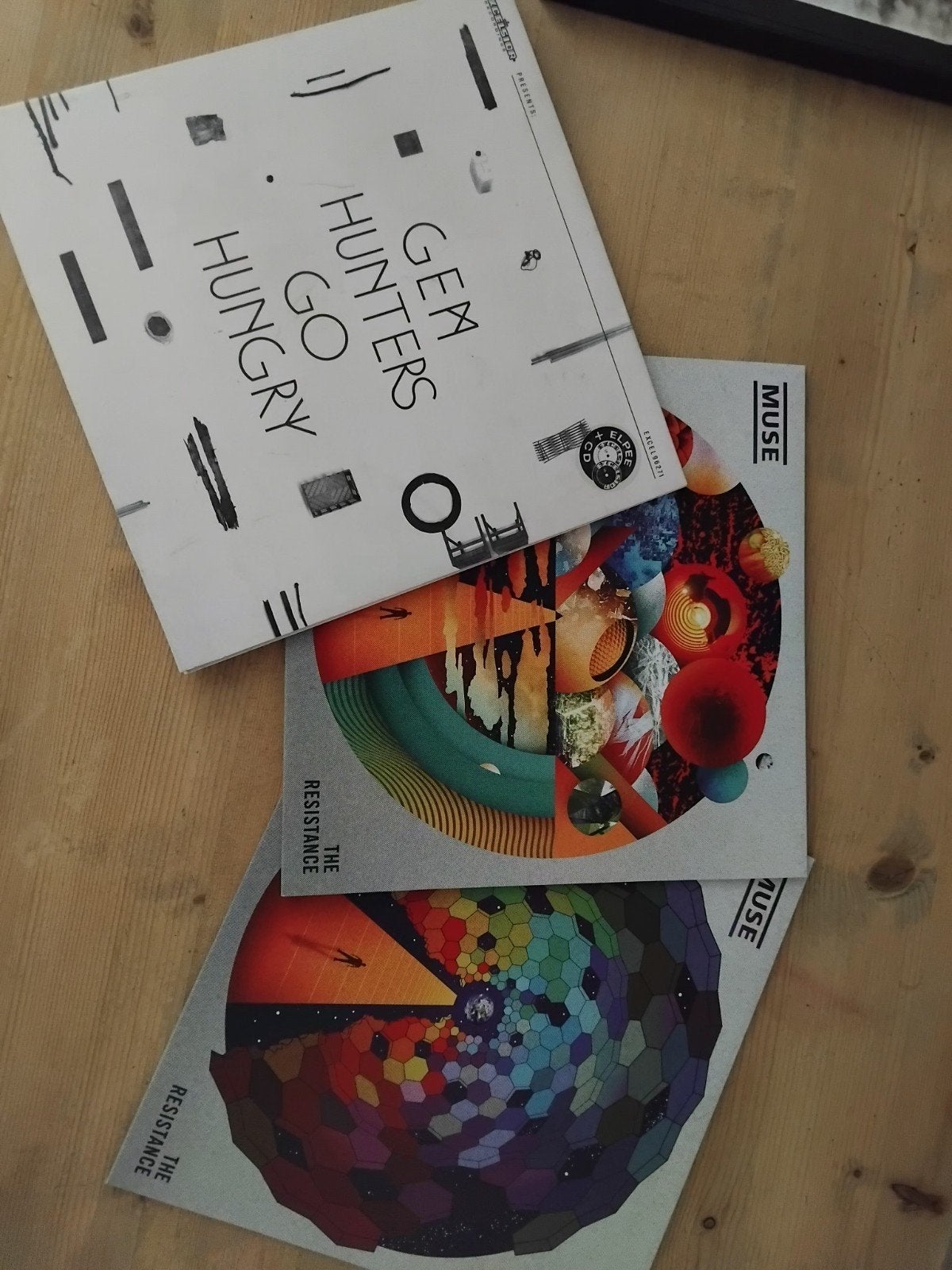 3 LP's: Gem Hunters Go Hungry & Muse - The Resistance, Ophalen of Verzenden, Indie, LP