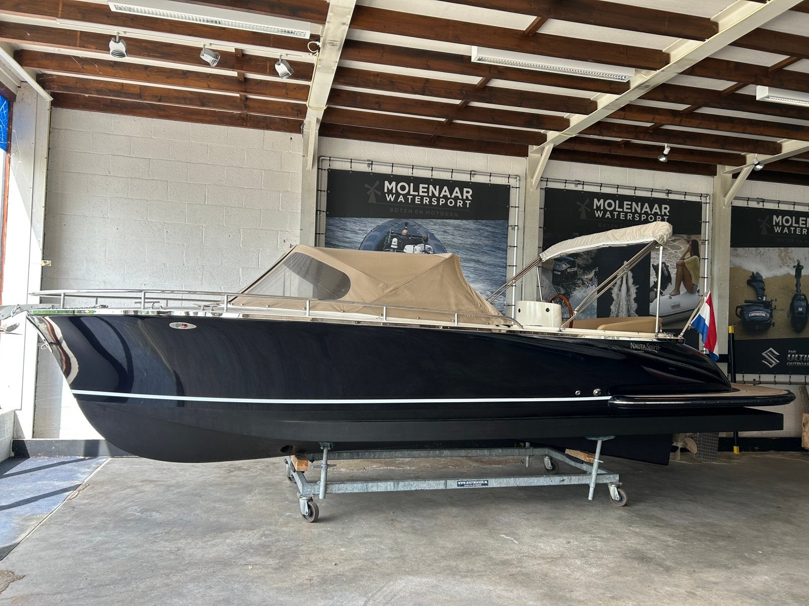 Nauta spirit 25 Vetus 4 cillinder 52 pk turbo diesel, Watersport en Boten, Sloepen, Tender, Gebruikt, Binnenboordmotor, Diesel