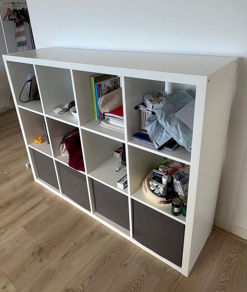 IKEA Kallax boekenkast - Zo goed als nieuw, Huis en Inrichting, Kasten | Boekenkasten, Ophalen, Met plank(en), 100 tot 150 cm