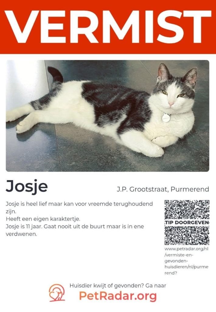 Vermist sinds 6 augustus