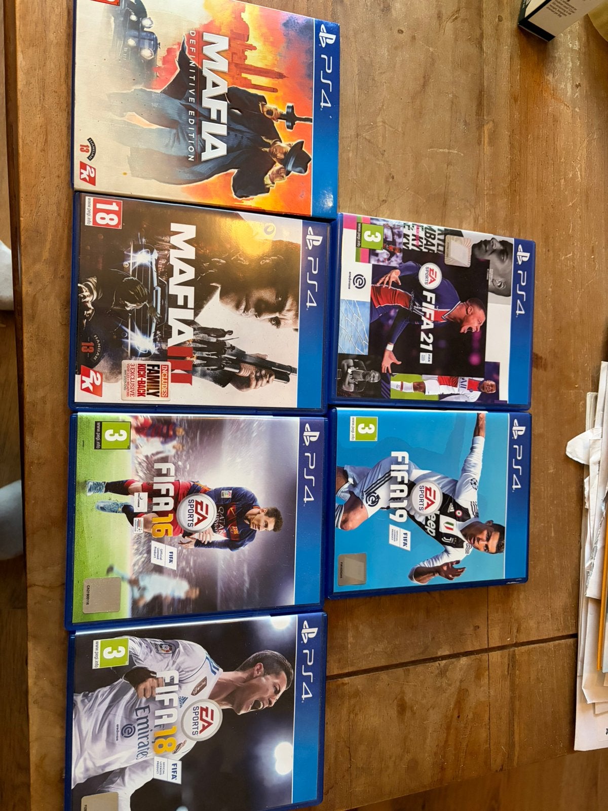 Playstation 4, 6 spellen, Ophalen of Verzenden, Zo goed als nieuw, Sport, 3 spelers of meer
