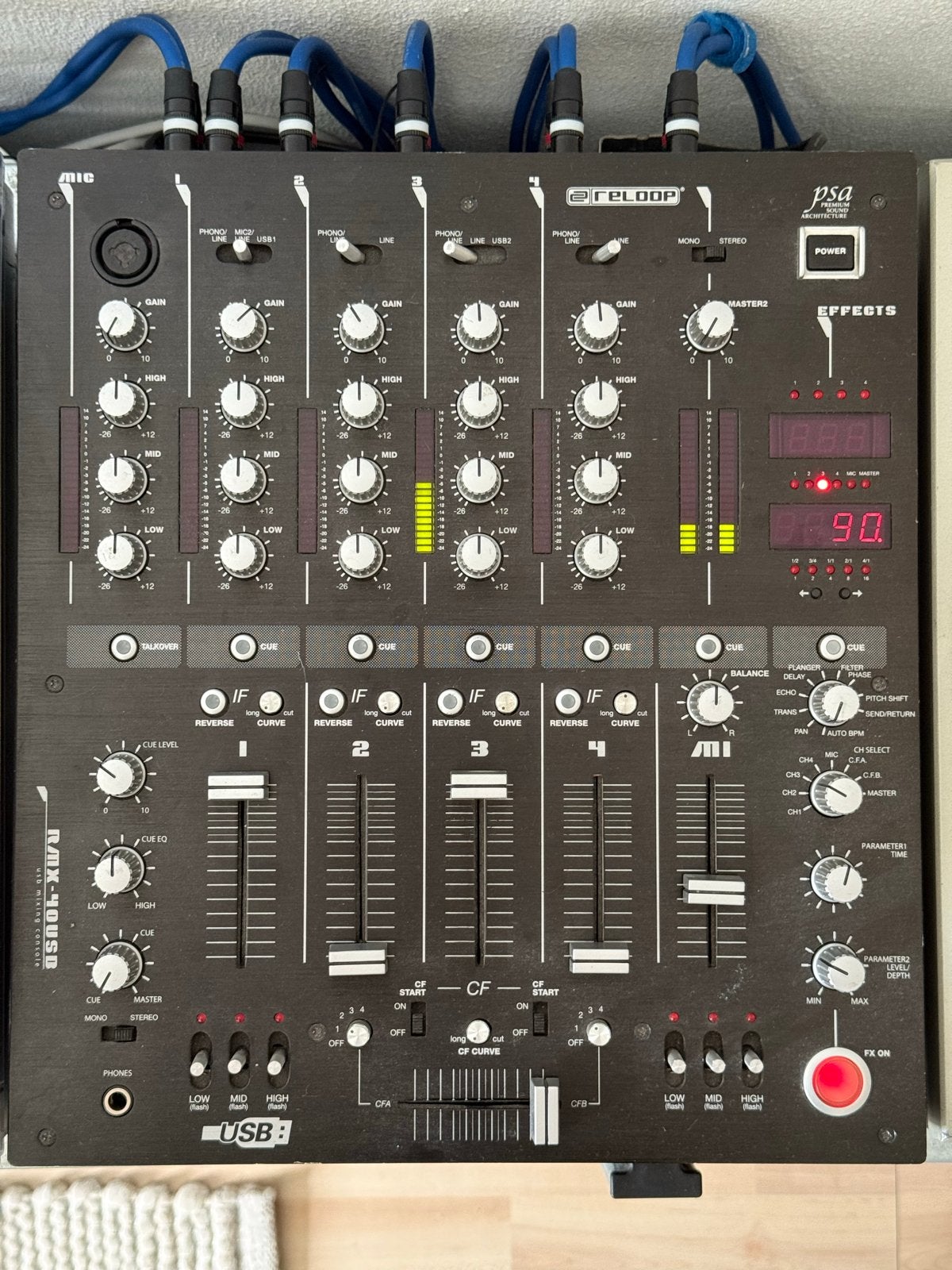 Reloop RMX-40USB DJ Mixer, Muziek en Instrumenten, Ophalen, Gebruikt, Dj-set, Reloop