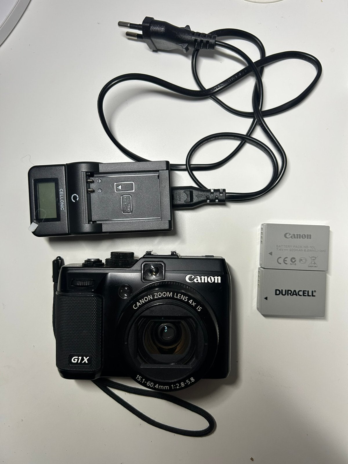 Canon PowerShot G1 X compactcamera + 2 accu’s en oplader, Audio, Tv en Foto, Fotocamera's Digitaal, 14 megapixels, Gebruikt, Accu