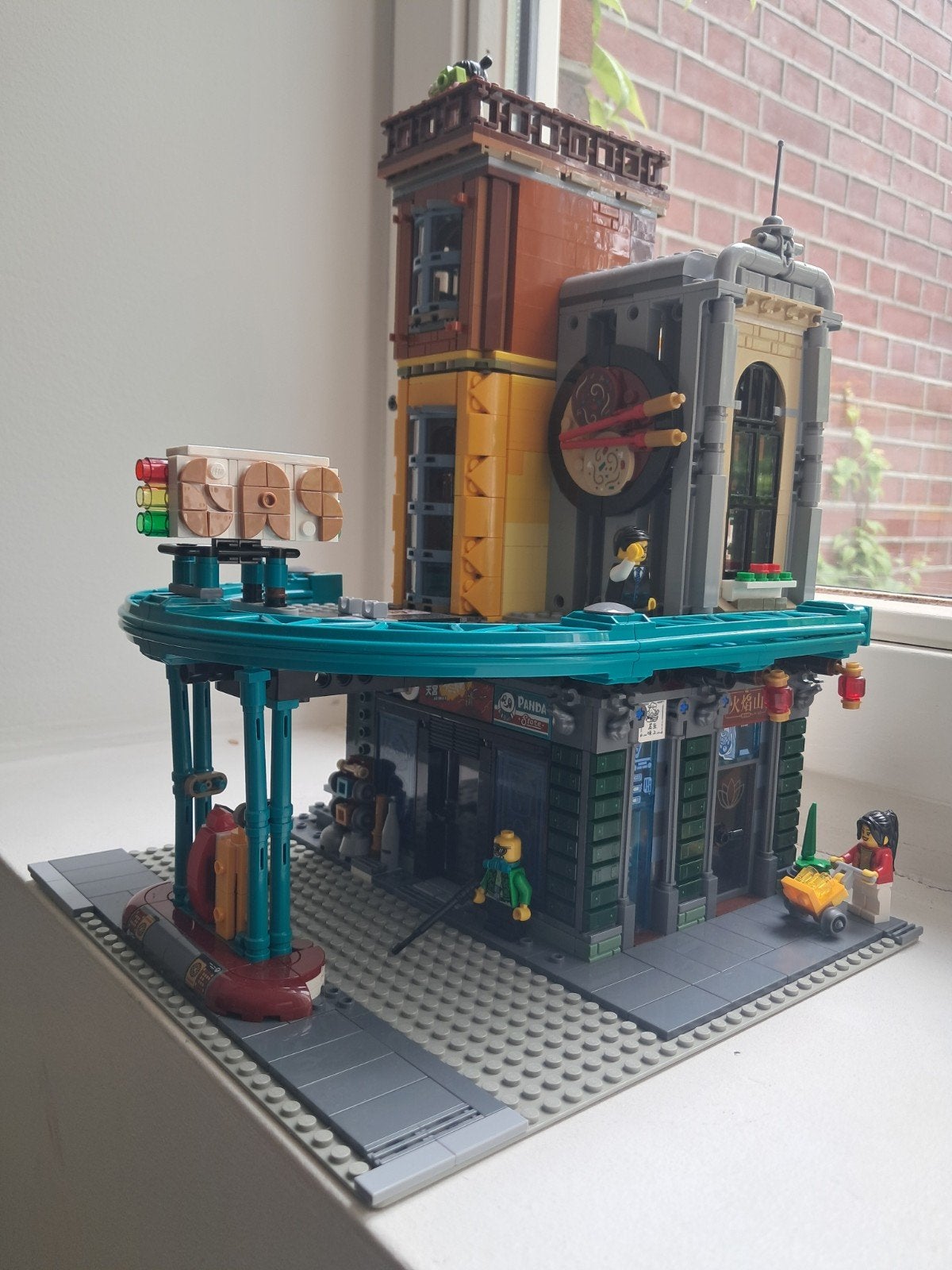 Lego #80036 Monkie Kid/Gas Station MOC, Overige thema's, Compleet, Lego, Ophalen of Verzenden