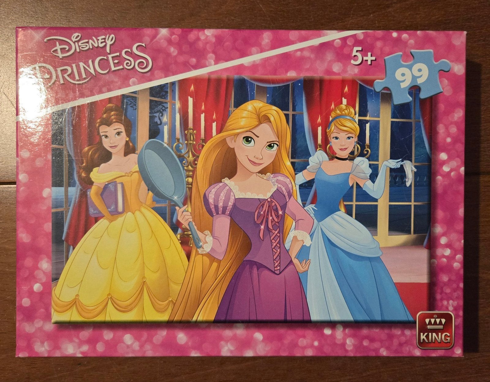 Disney Princess Legpuzzel - Belle, Rapunzel, Asse, Ophalen of Verzenden, Meer dan 50 stukjes, Zo goed als nieuw