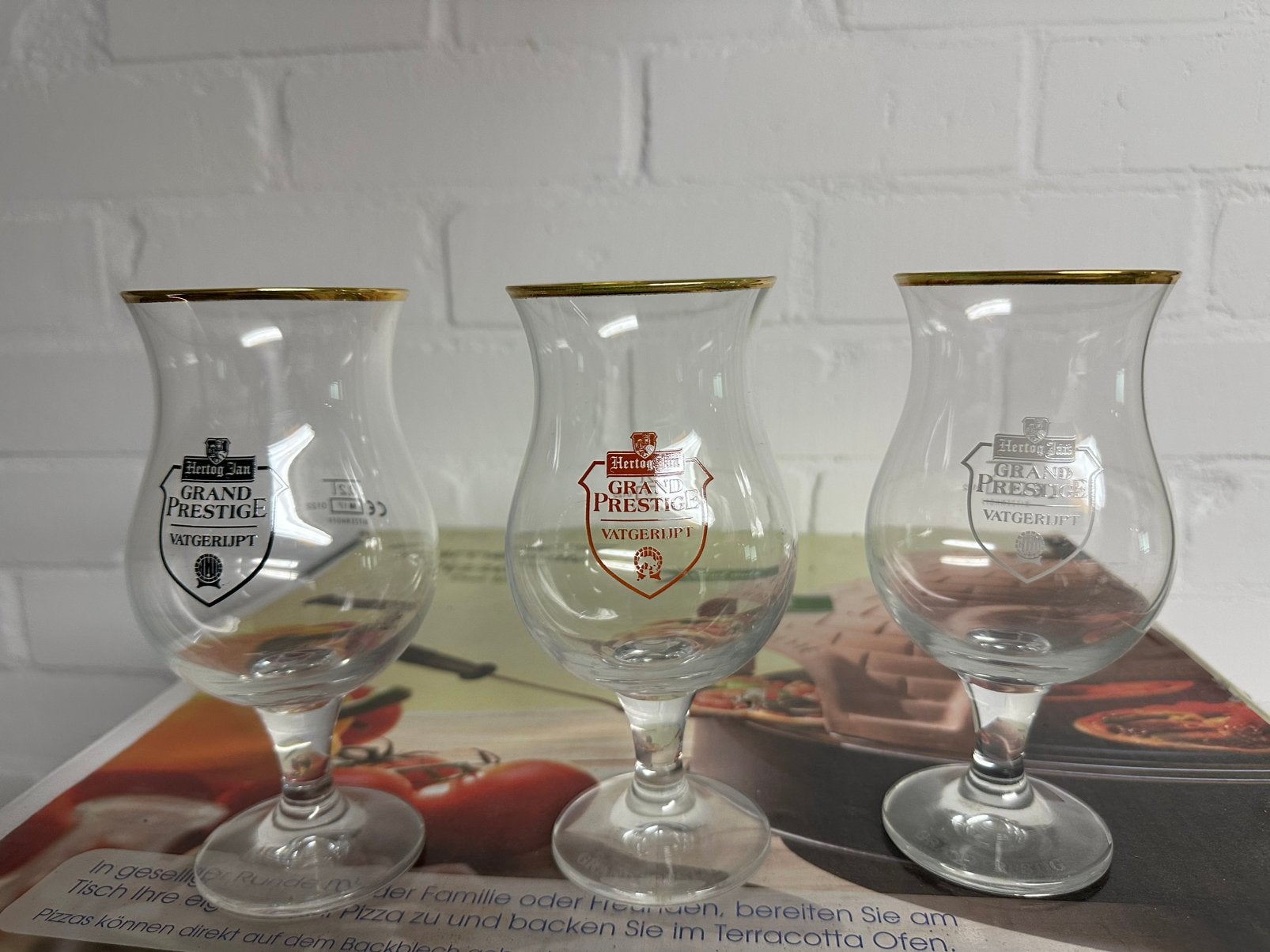 Bierglazen, Hertog Jan, vatgerijpt, Ophalen of Verzenden, Zo goed als nieuw, Bierglas