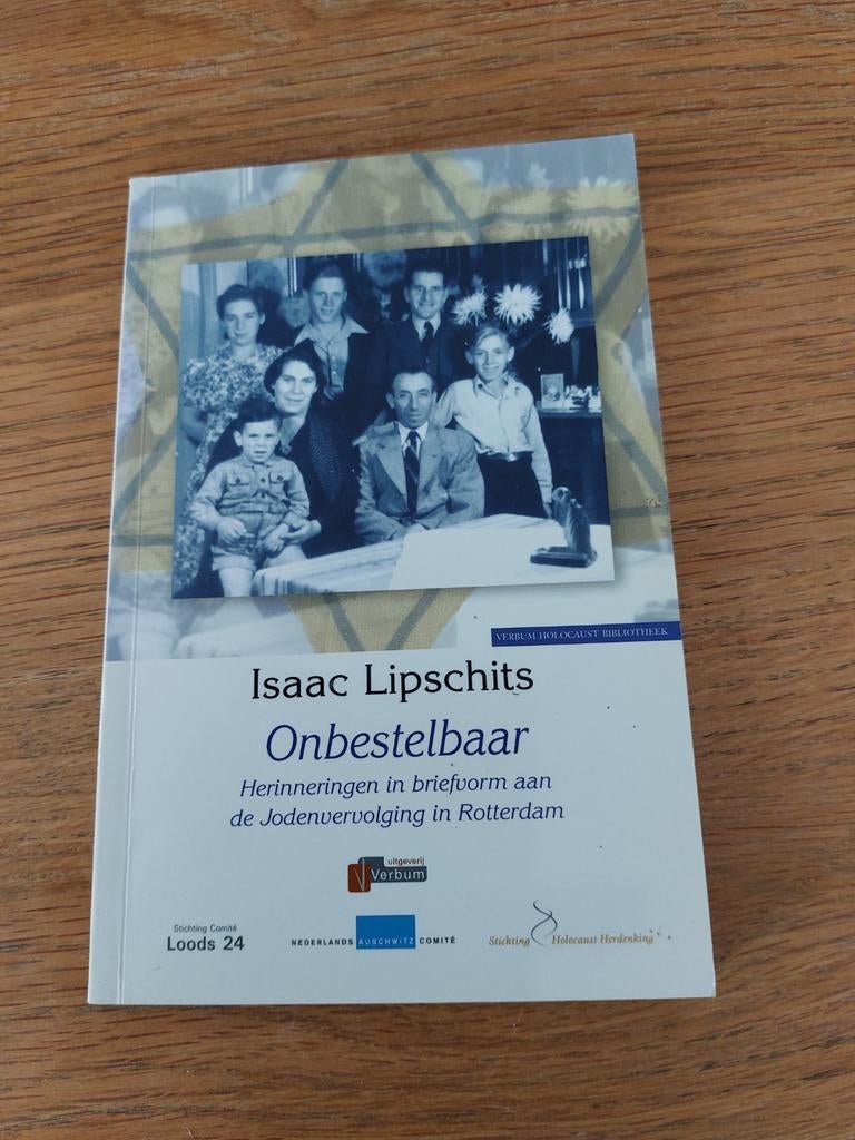 Isaac Lipschits Onbestelbaar - Herinneringen Jodenvervolging, Ophalen of Verzenden, 20e eeuw of later, Zo goed als nieuw, Isaac Lipschits