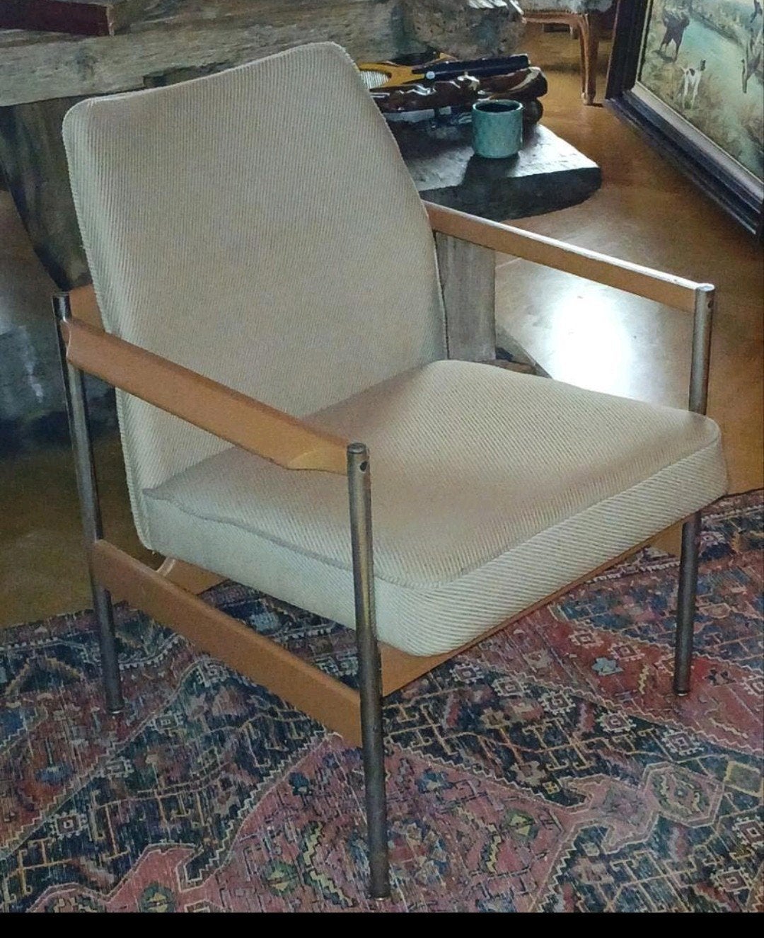 Vintage Thereca fauteuil, jaren '70 Hollands design, Ophalen of Verzenden