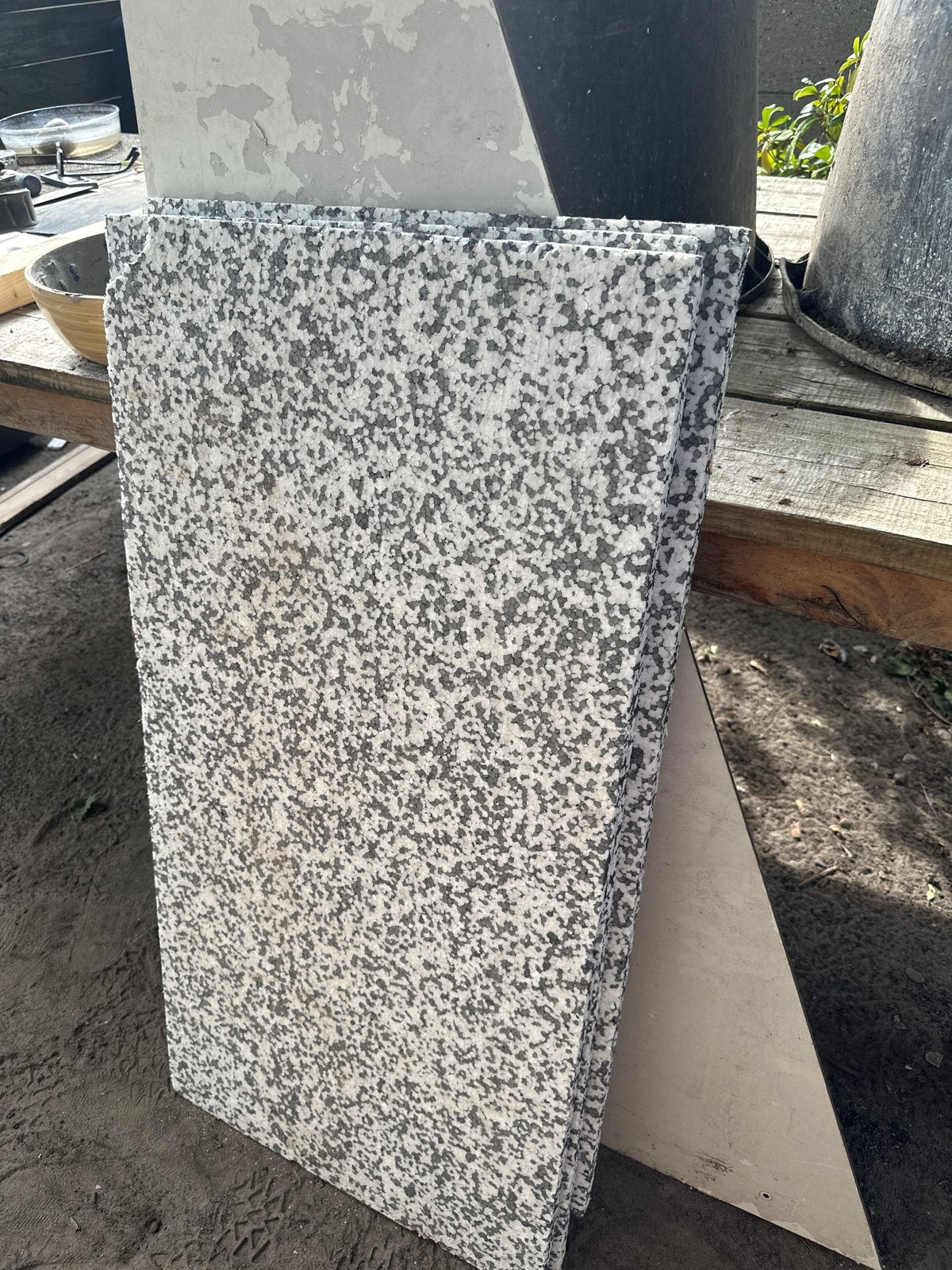 3 stuks polystyreen isolatieplaten, Doe-het-zelf en Verbouw, Isolatie en Afdichting, Ophalen, 4 tot 8 cm, Gebruikt, Minder dan 5 m²