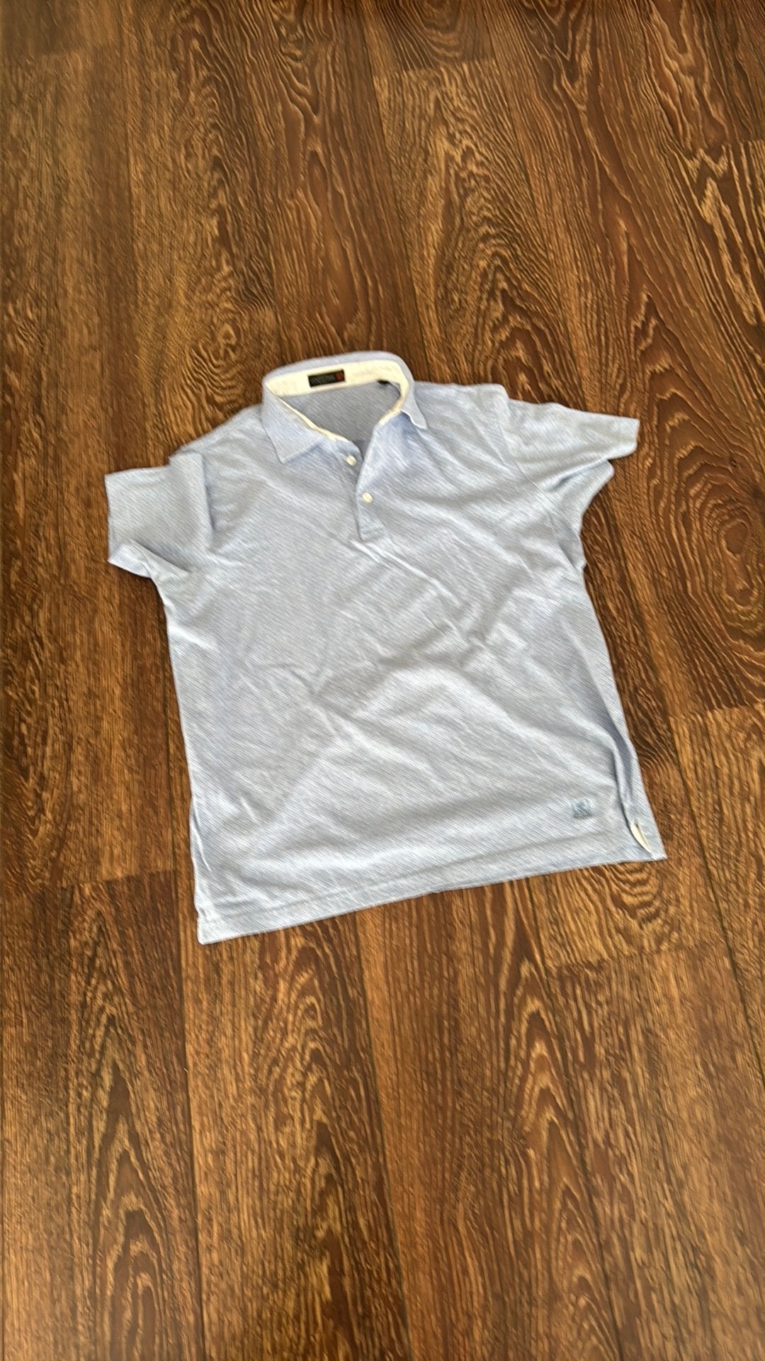 Corneliani polo, Ophalen of Verzenden, Zo goed als nieuw, Maat 48/50 (M), Blauw