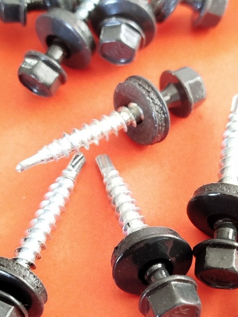 dakpanplaat sandwichpaneel antraciet Grijs schroeven 4,8x35, N, N, Schroeven, Nieuw