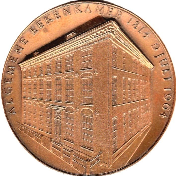 ALGEMENE REKENKAMER 1814 - 9 JULI - 1964 JUSTITIAM JUDICATIS, Ophalen of Verzenden, Overige materialen