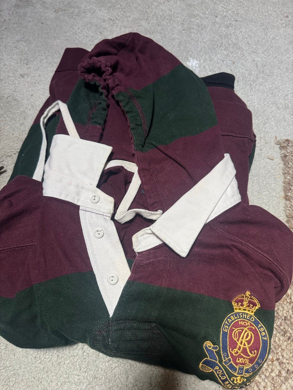 Polo Ralph Lauren Rugby Hoodie XXL, Ophalen of Verzenden, Gedragen, Overige maten, Overige kleuren