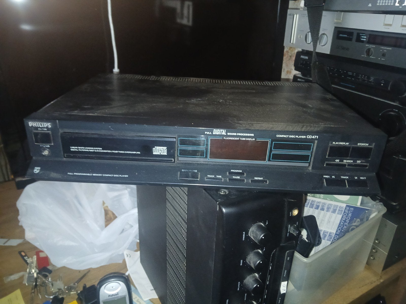 Philips CD471 Compact Disc Speler - Vintage Audio, Ophalen of Verzenden