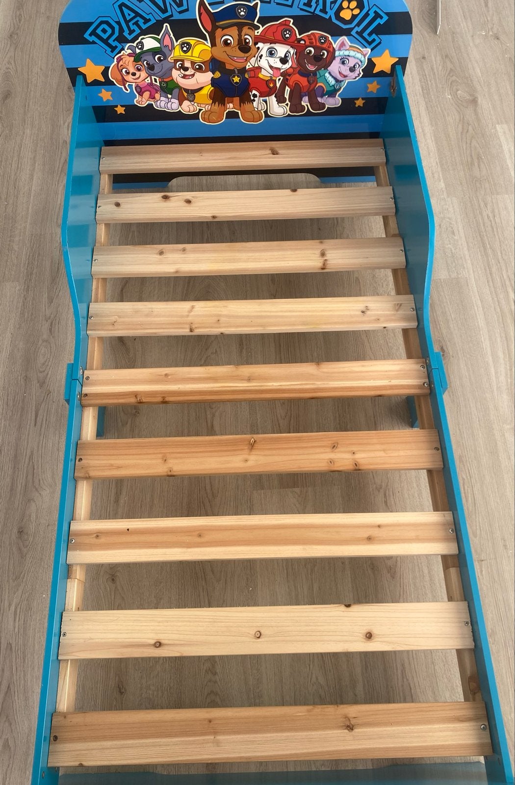 Paw Patrol Kinderbed - Zo goed als nieuw, Ophalen, 70 tot 85 cm, Zo goed als nieuw, Lattenbodem