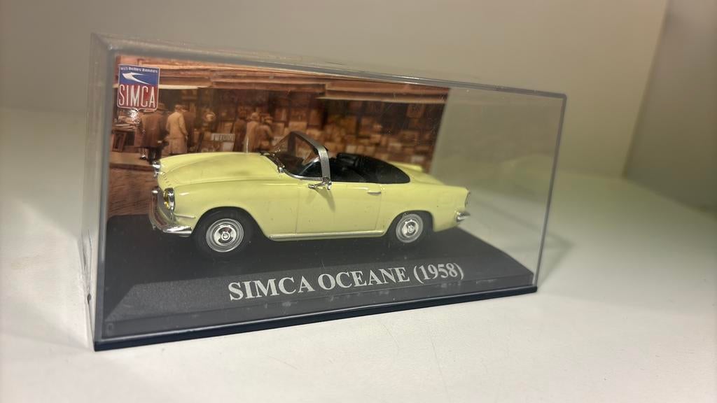 Simca oceane 1958 atlas 1.43, Hobby en Vrije tijd, Modelauto's | 1:43, Zo goed als nieuw, Auto, Overige merken, Ophalen of Verzenden