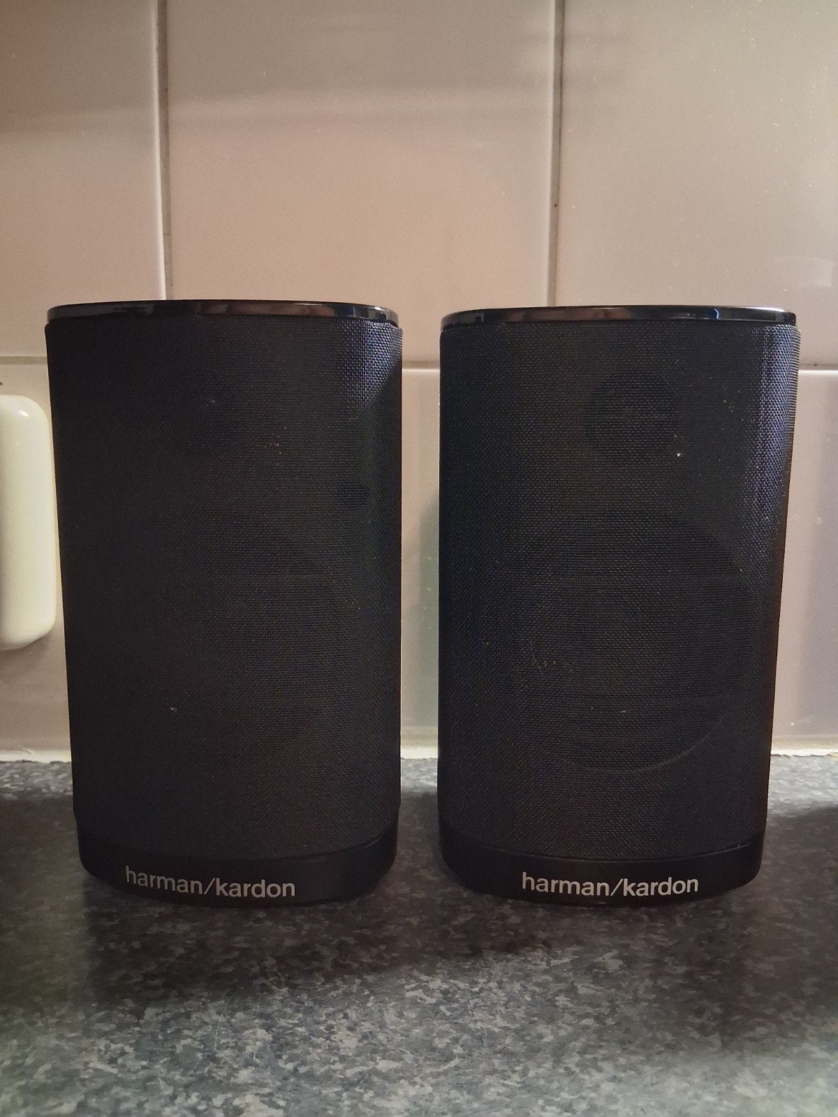 Harman Kardon SAT-TS335 Speakers - Set van 2, Audio, Tv en Foto, Luidsprekers, Stereo speakers, Gebruikt, Ophalen of Verzenden