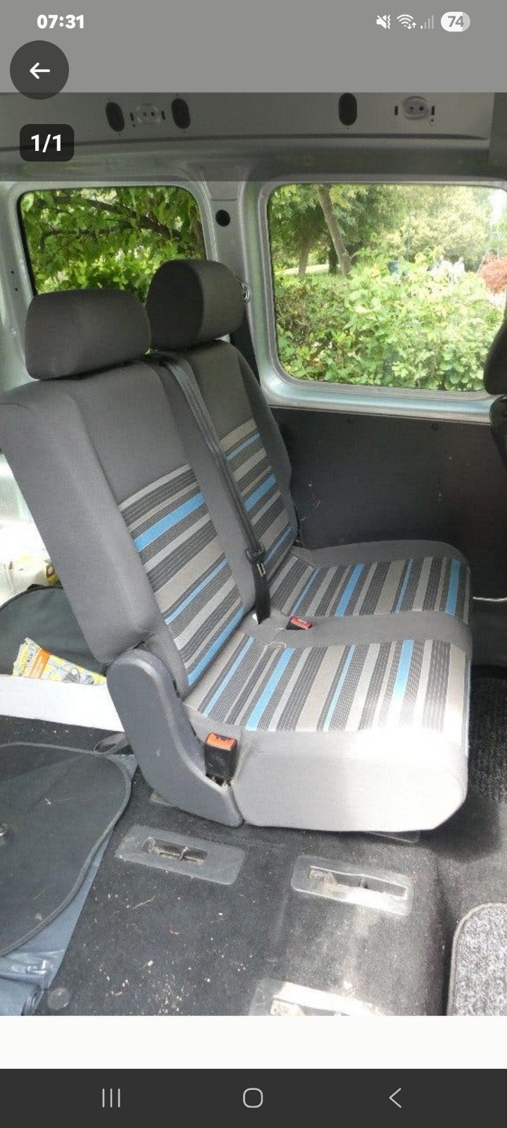 achterbank vw caddy, Ophalen of Verzenden, Volkswagen