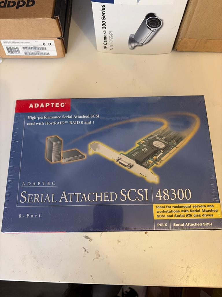 Adaptec Serial Attached SCSI 48300 8-Poort RAID Controller, Ophalen of Verzenden, Nieuw, Overige chipsets, PCI