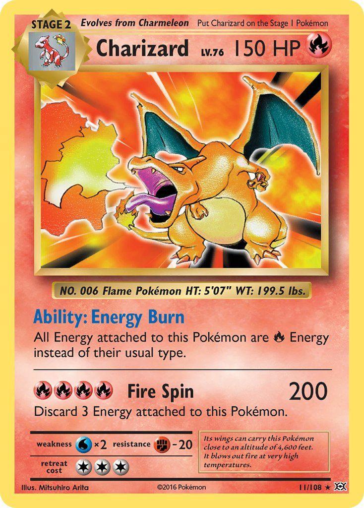 Evolutions ❯ Charizard Charizard  11/108 holo, Hobby en Vrije tijd, Verzamelkaartspellen | Pokémon, Ophalen of Verzenden, Zo goed als nieuw