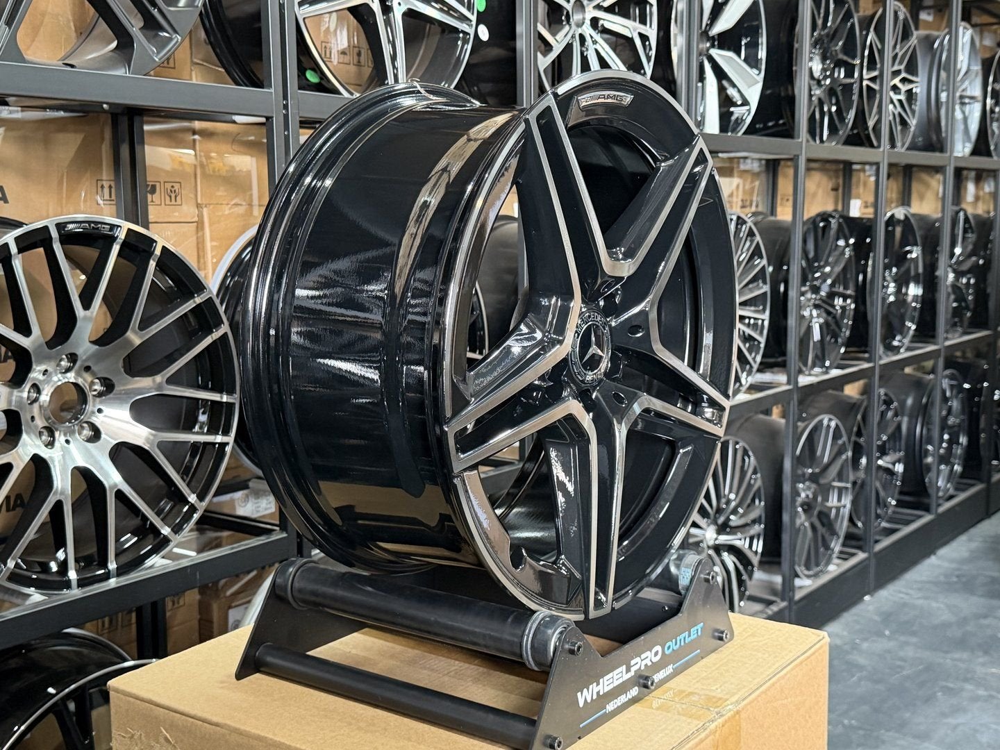 19'' Mercedes AMG Look velgen A B C E CLA V GLA Klasse, Auto-onderdelen, Banden en Velgen, Velg(en), -, -, Nieuw