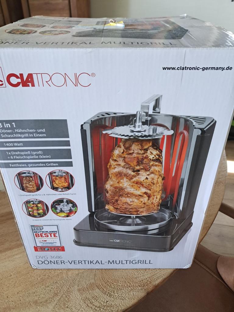 Tafel grill voor kip.doner. saté met automatische draai func, Witgoed en Apparatuur, Ophalen, Zo goed als nieuw