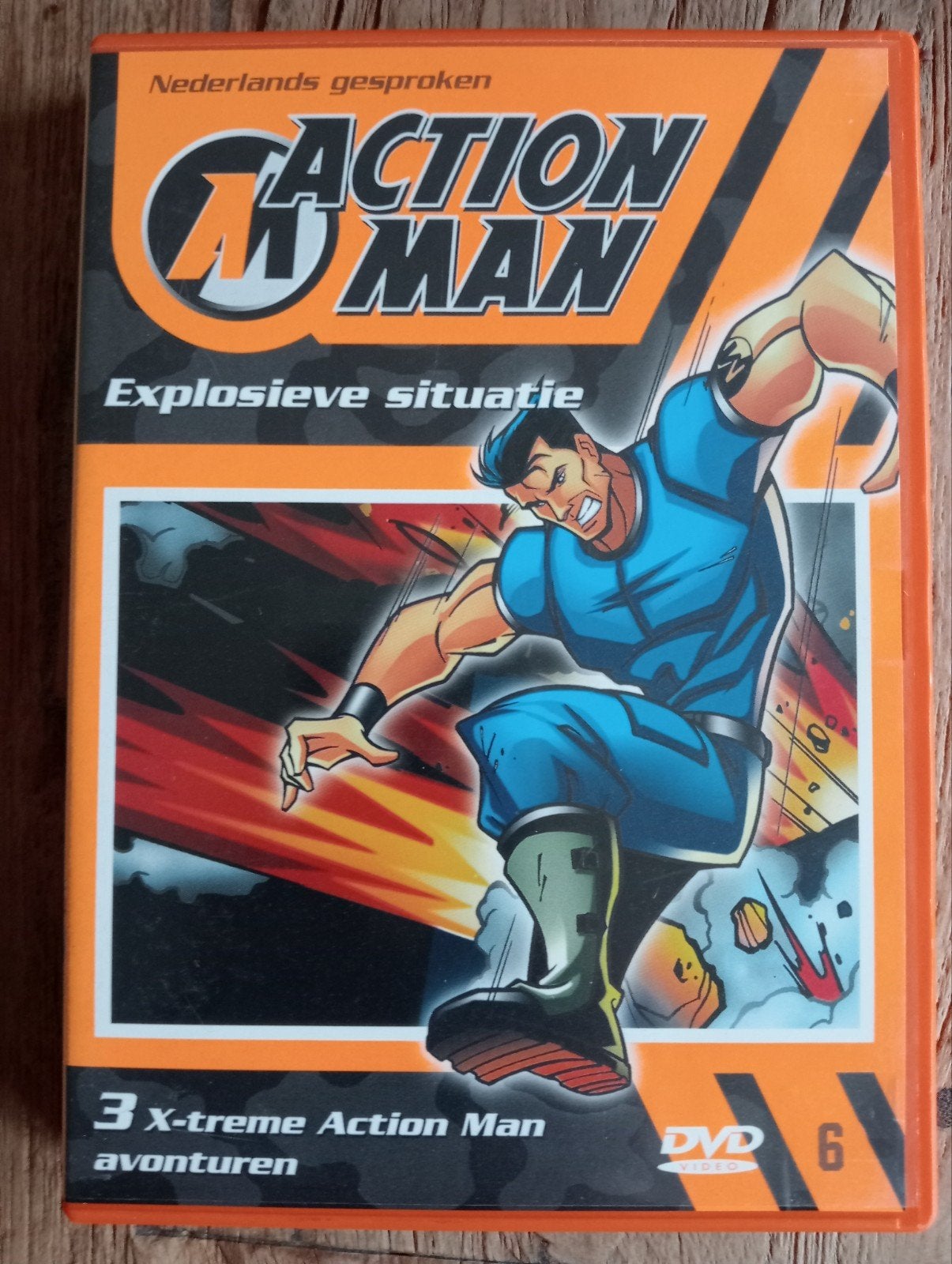 Action Man DVD - 3 X-treme avonturen prima staat, Avontuur, Zo goed als nieuw, Vanaf 6 jaar, Film