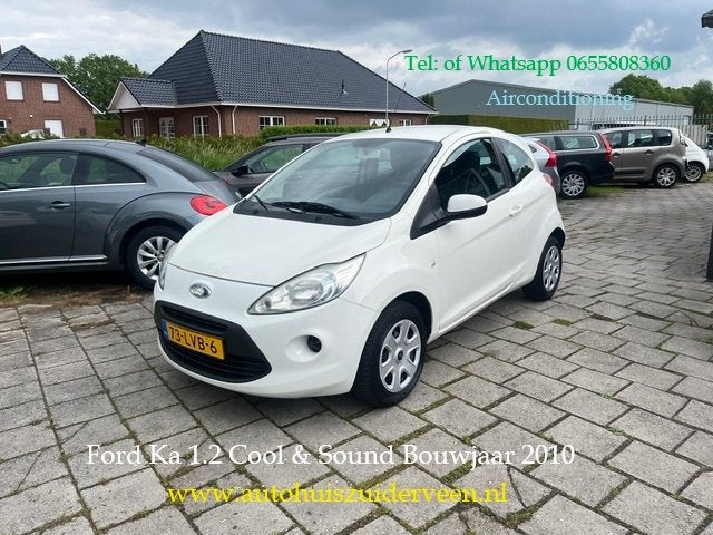 FORD Ka 1.2 51KW Cool & Sound Airco Nw Apk, Auto's, Dealer onderhouden, Stof, Gebruikt, 1242 cc