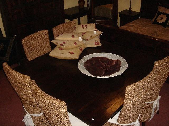 NIEUWE EETTAFEL VIERKANTE TAFEL 150x150 MASSIEF TEAK Flamant, Ophalen, Wilms, Nieuw, Info@houseofcoco.nl