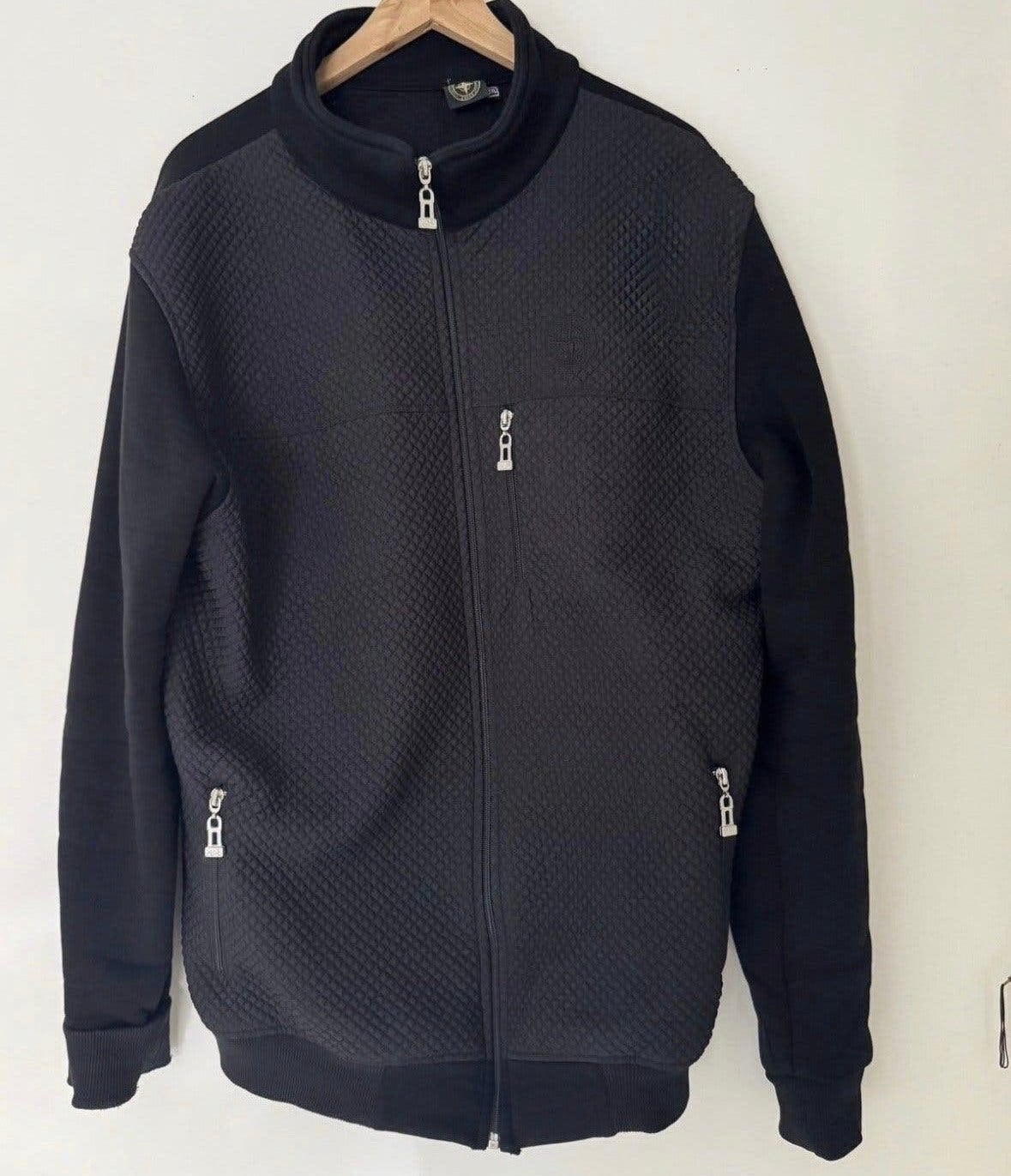 Stone Island Zwart Vest met Rits - Maat XL, Kleding | Heren, Verzenden, Zo goed als nieuw, Maat 56/58 (XL), Zwart