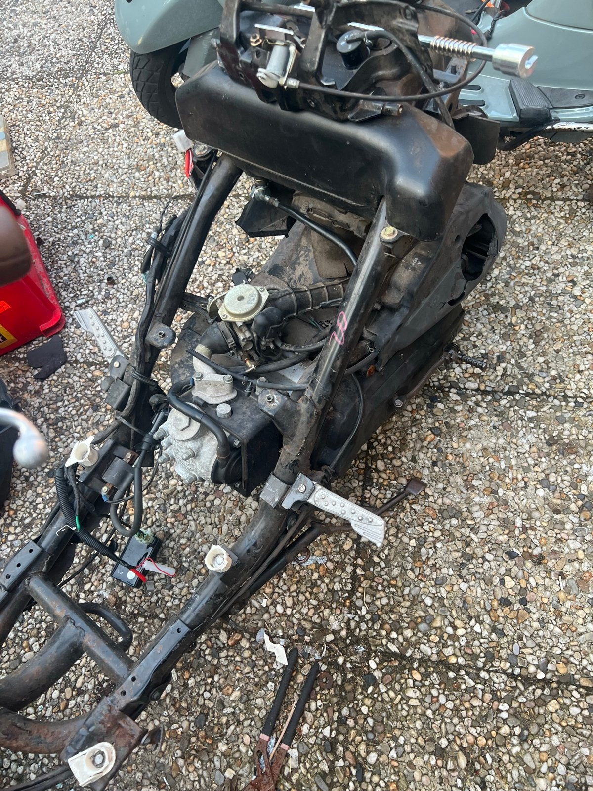 Sym Mio 50cc blok - werkend te zien, Fietsen en Brommers, Brommeronderdelen | Scooters, Ophalen, Gebruikt, Blok, SYM