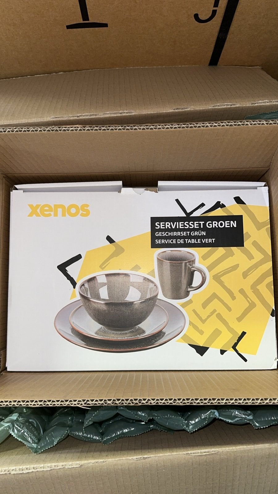 Nieuwe serviesset van de xenos voor 4 personen, 16delige set, Ophalen, Overige merken, Nieuw, Bord(en)