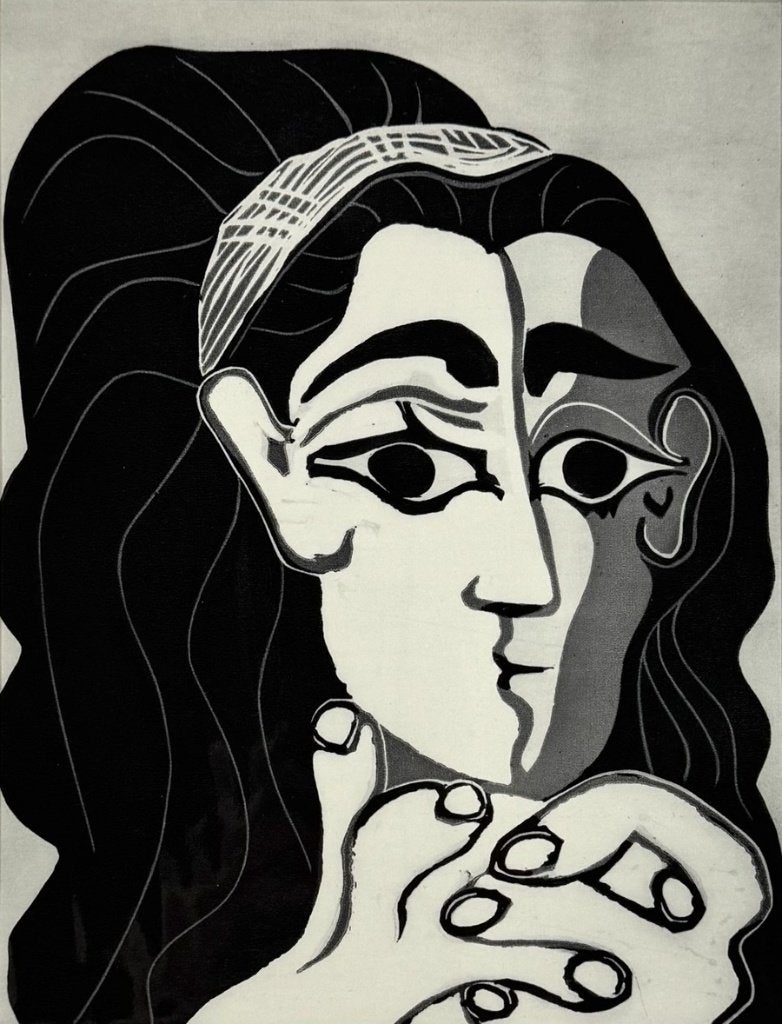1047. Heliogravure, Picasso – "Femme au Bandeau", 20e eeuw