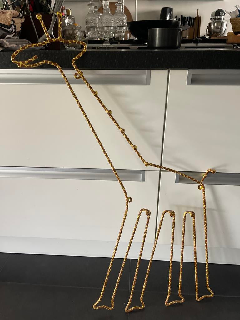 Kinderkapstok IKEA giraf, Gebruikt, Ophalen of Verzenden, Minder dan 100 cm, Metaal
