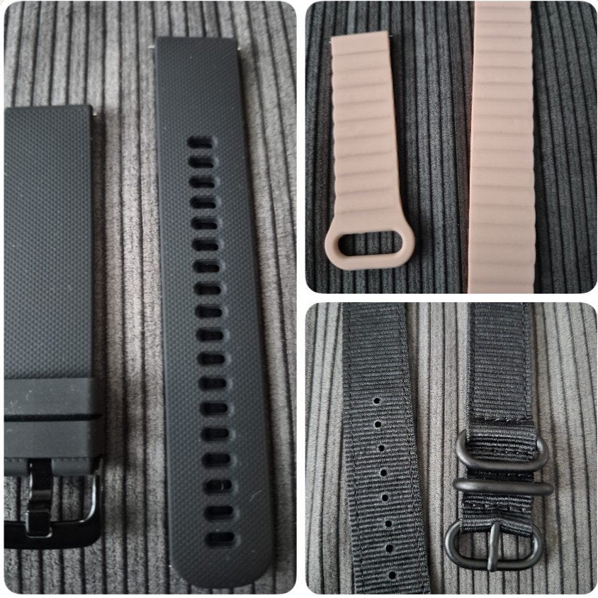 3 nieuwe Horlogebandjes 20mm - Diverse Materialen, Ophalen of Verzenden, Nieuw, Bandje