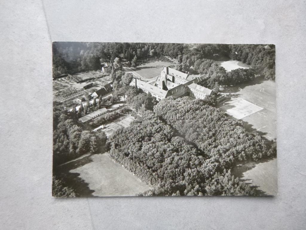 Eindhoven, pensionaat Eikenburg/luchtfoto 1966, Verzenden, 1960 tot 1980, Gelopen, Noord-Brabant