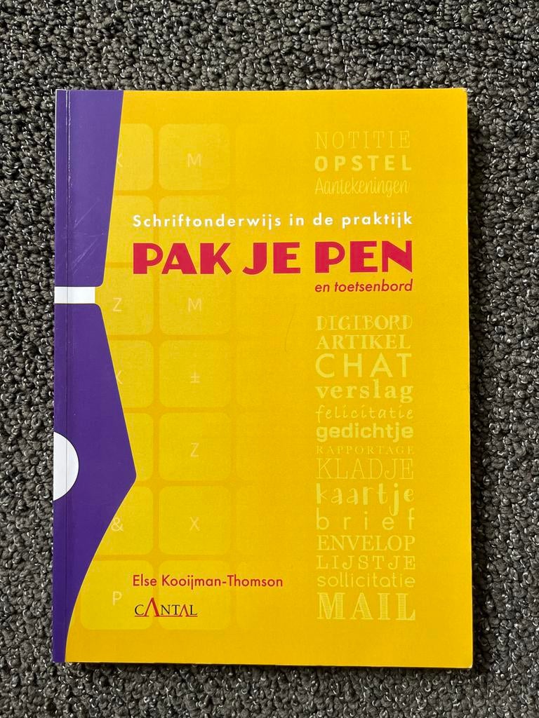 Pak Je Pen - Schrift- en toetsenbordonderwijs, Ophalen of Verzenden, Alpha, Zo goed als nieuw, Overige niveaus