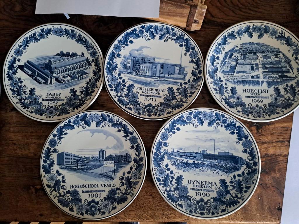 Wandborden Tummers Cremers, Ophalen of Verzenden, Gebruikt, Porselein, Bord of Schaal