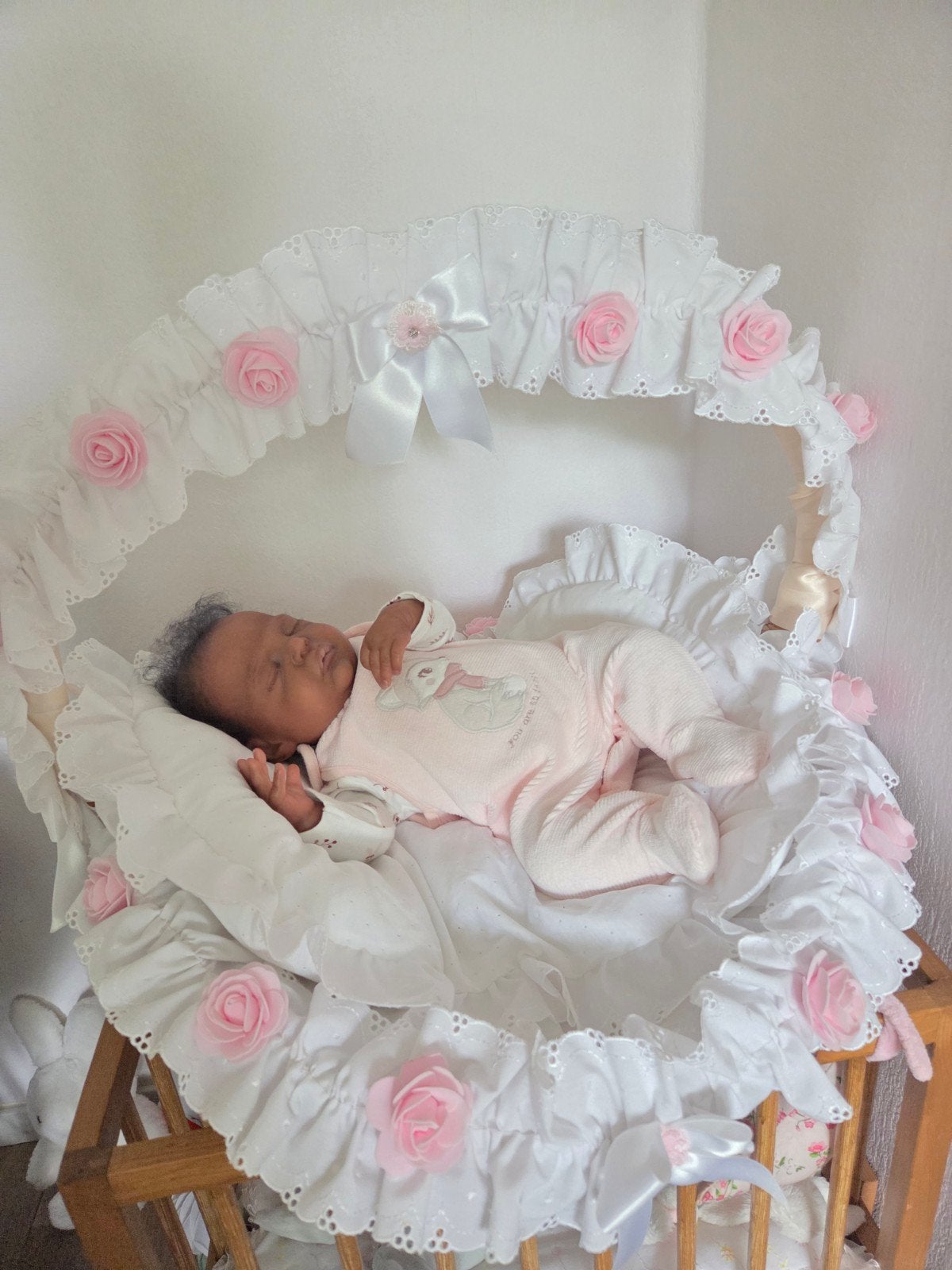 Mooie reborn mand, Verzamelen, Poppen, Ophalen, Gebruikt, Accessoires