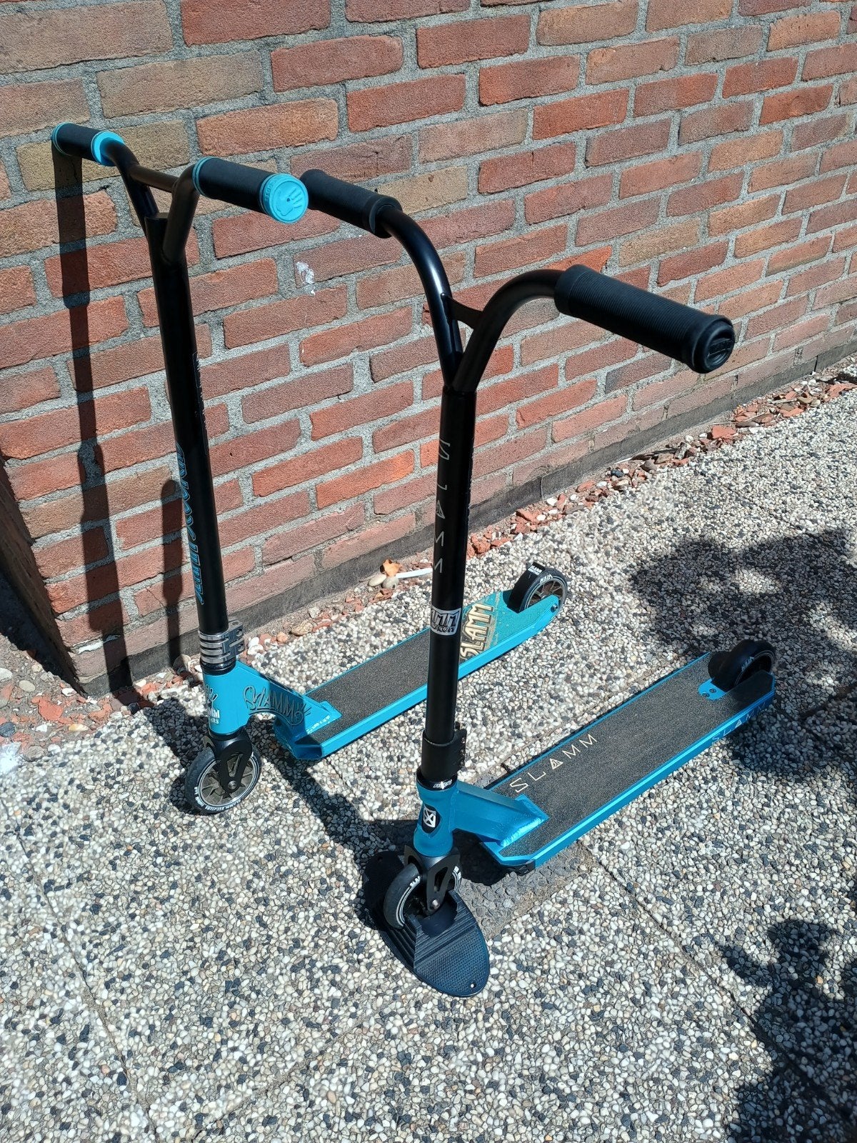 2x Slamm Scooters stuntstep in nieuwstaat, Fietsen en Brommers, Steps, Ophalen, Zo goed als nieuw, Gewone step, Slamm Scooters